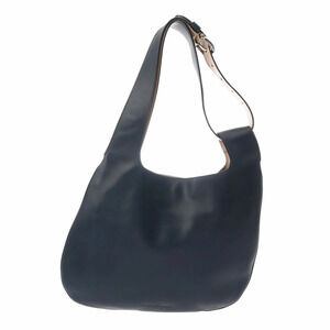 SALVATORE FERRAGAMO Hobo Bag Blue Leather Handbag